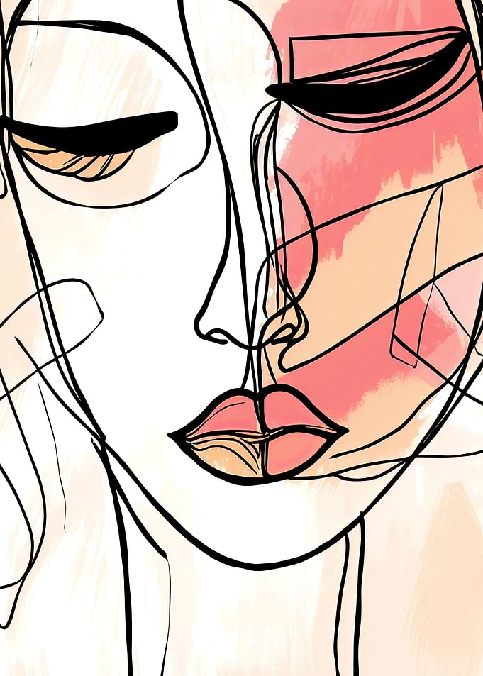 Abstract Woman Face