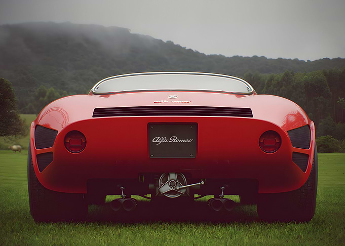 ALFA 33 STRADALE REAR