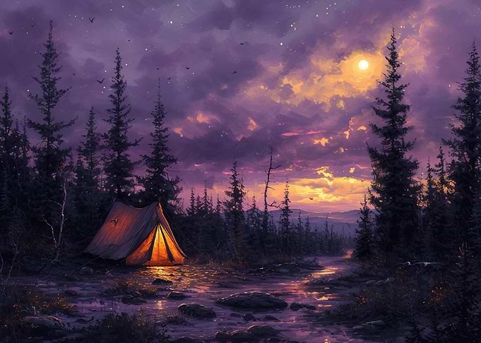 the mountain campfire