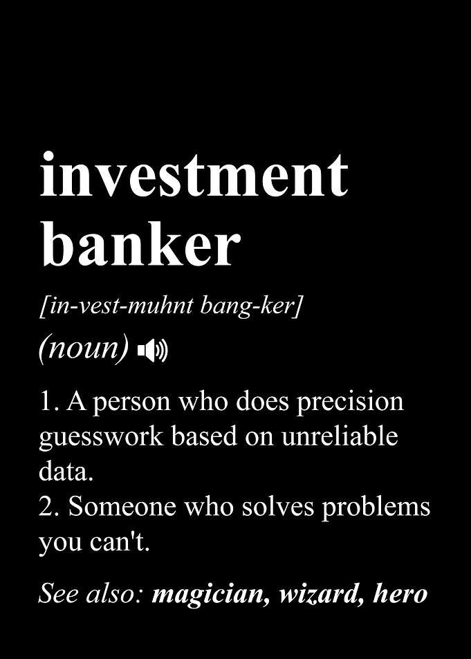 Investment Banker Funny