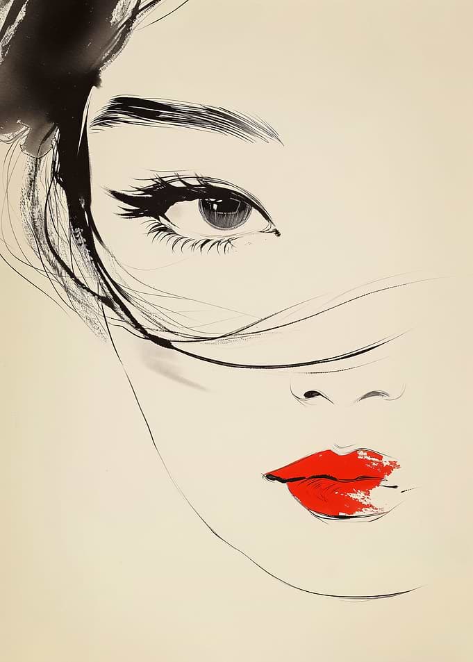 water color eyes