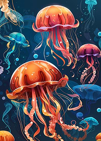Abstract Jellyfish