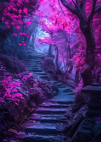 Japanese Mystical Forest