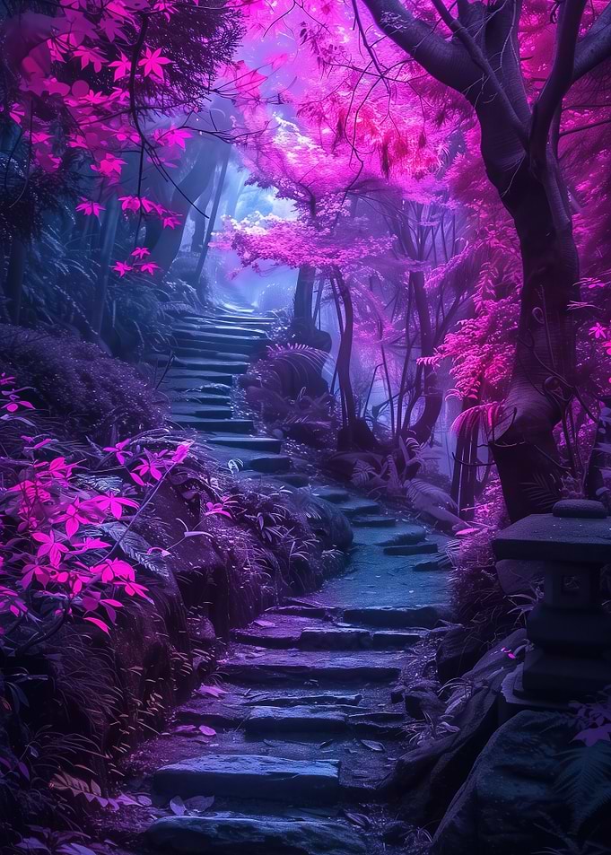 Japanese Mystical Forest