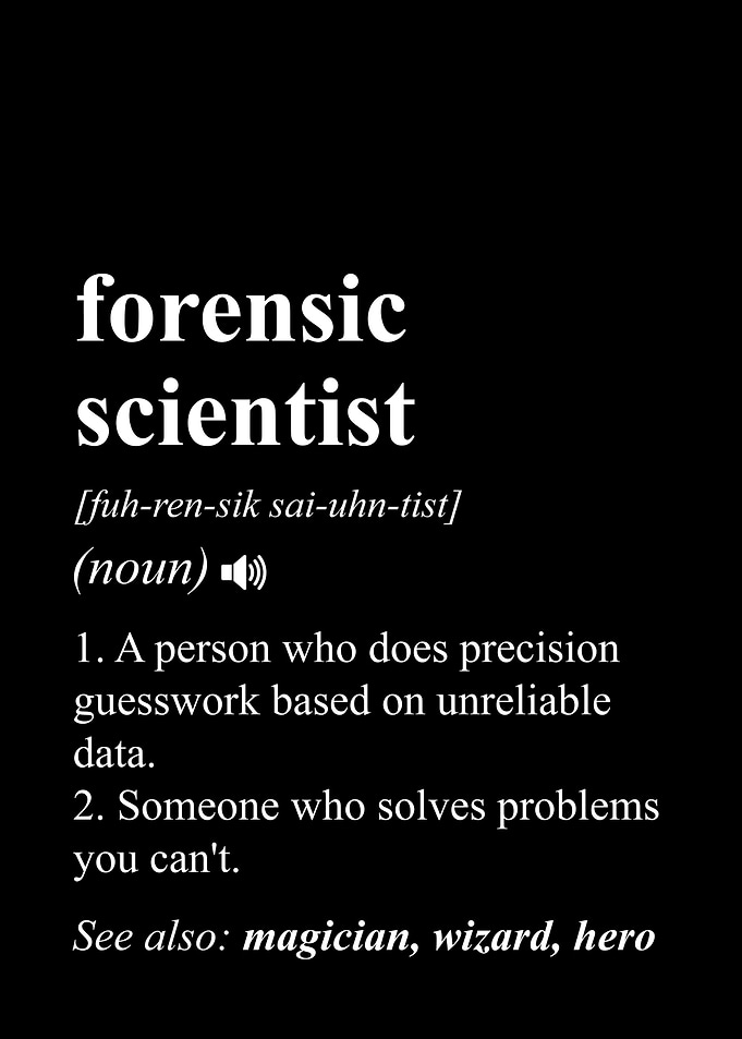 Forensic Scientist Funny