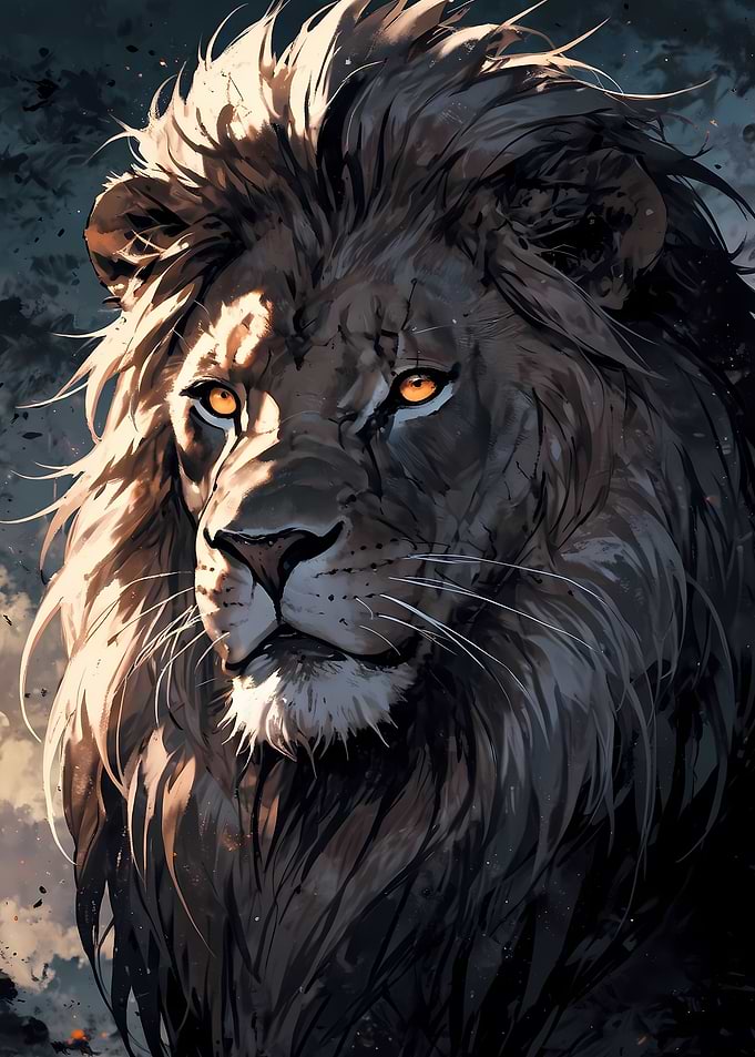 Lion Pride in Darkness
