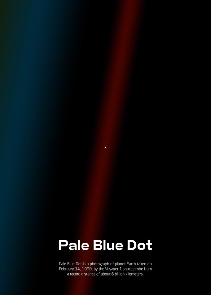 Pale Blue Dot art