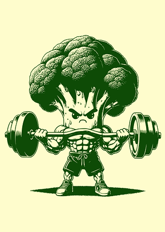 Green Broccoli Gym Funny