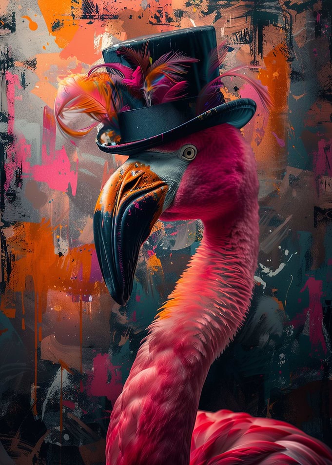 Neon Flamingo