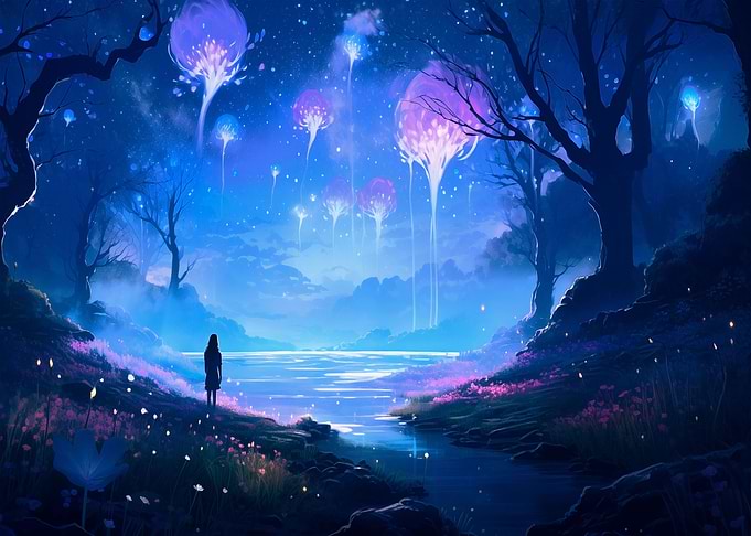Explorer Alien Flora Art