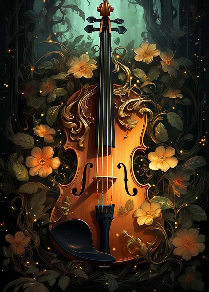Violin Vintage Violinist