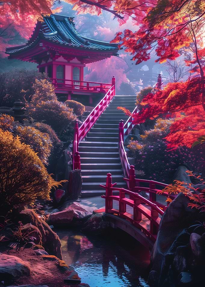Enchanted Neon Gardens