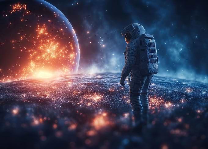 Astronaut in space