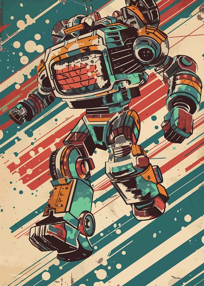 Retro Radio Robot