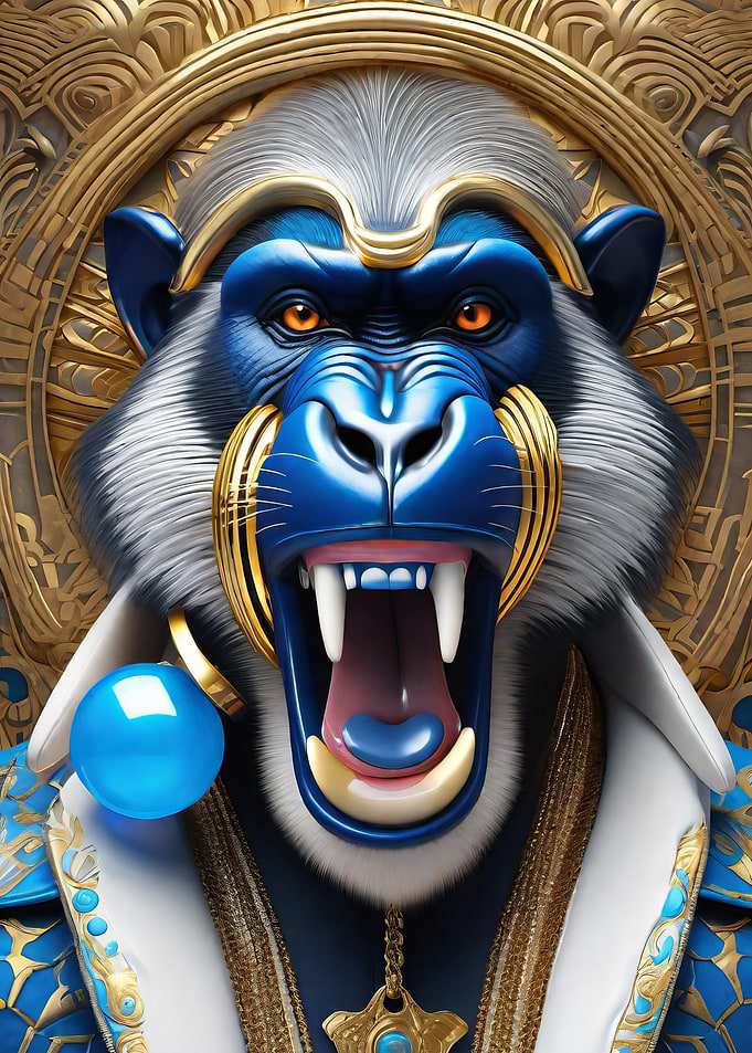 Mandrill Modern Pop Art 9