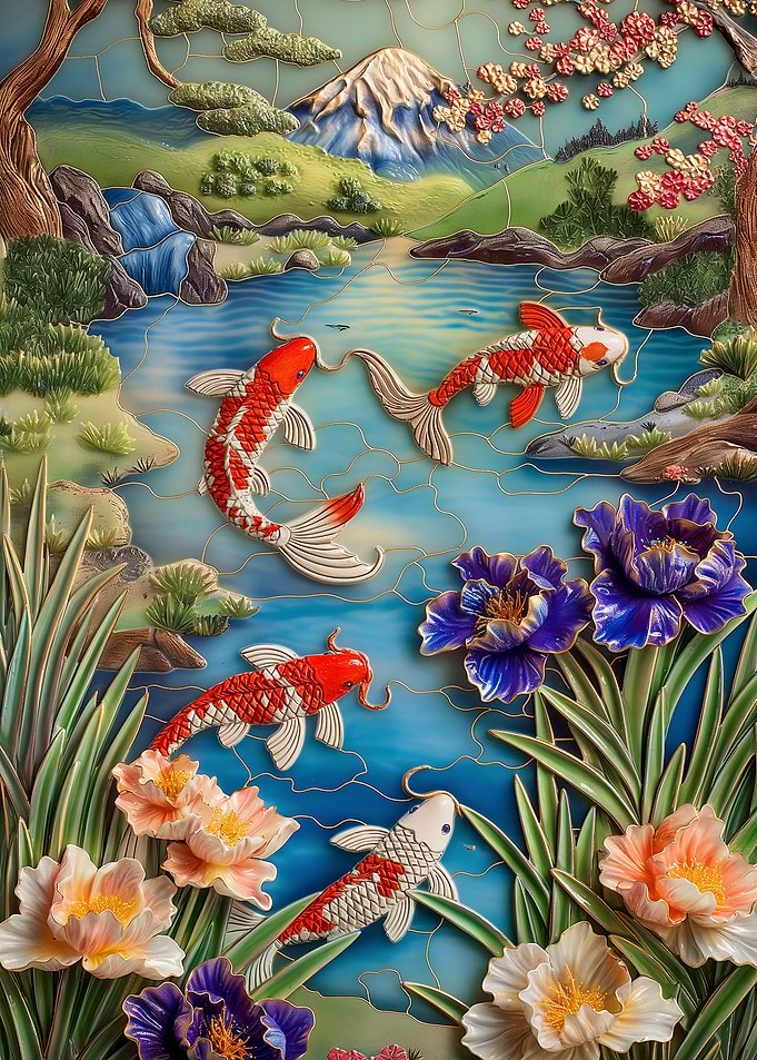 summer japan landscape