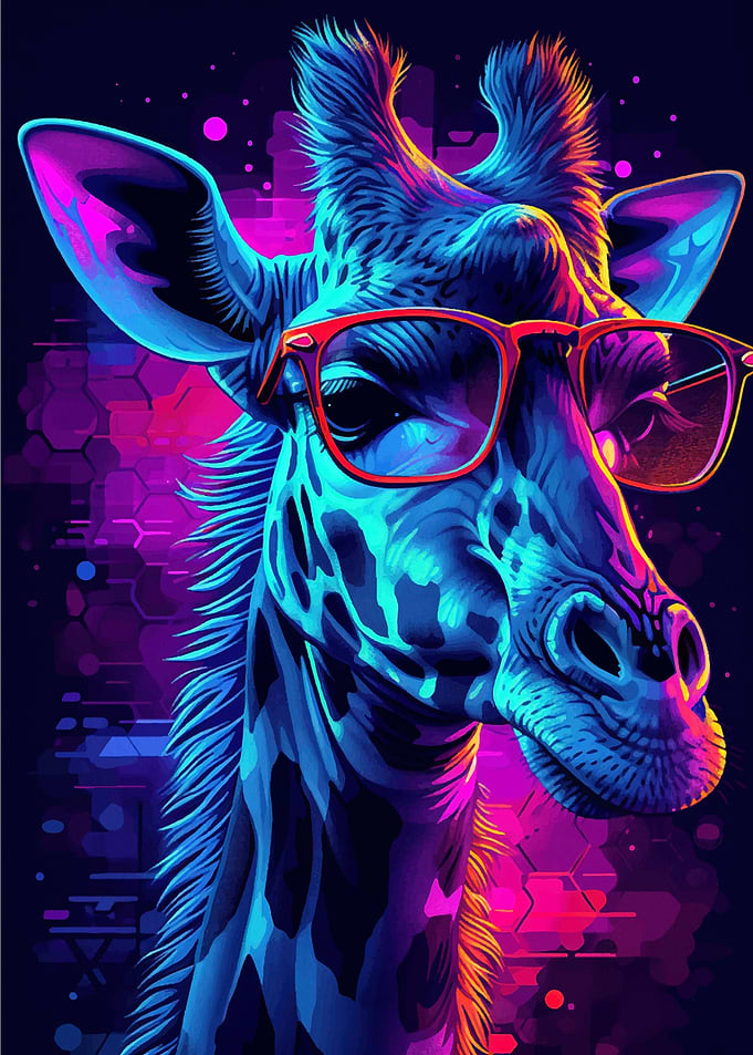 Giraffe Neon