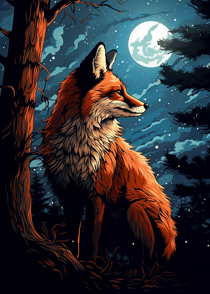 Fox Forest Animal