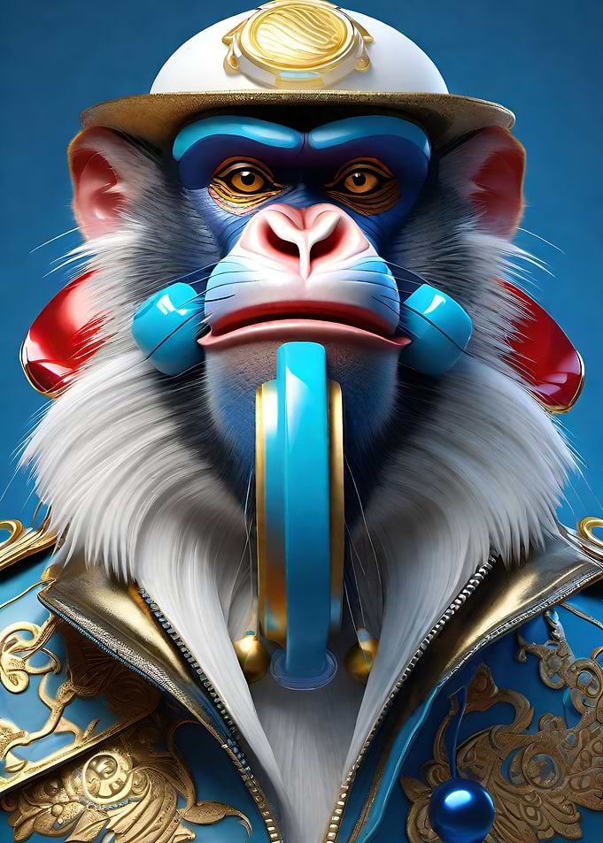 Mandrill Modern Pop Art 2