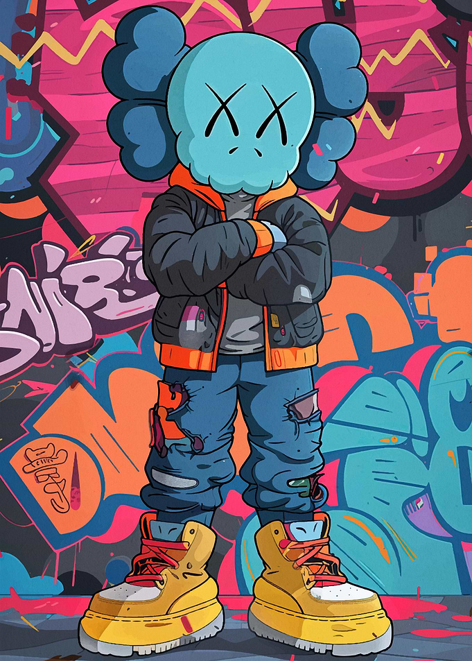 Kaws Hypebeast Cartoon