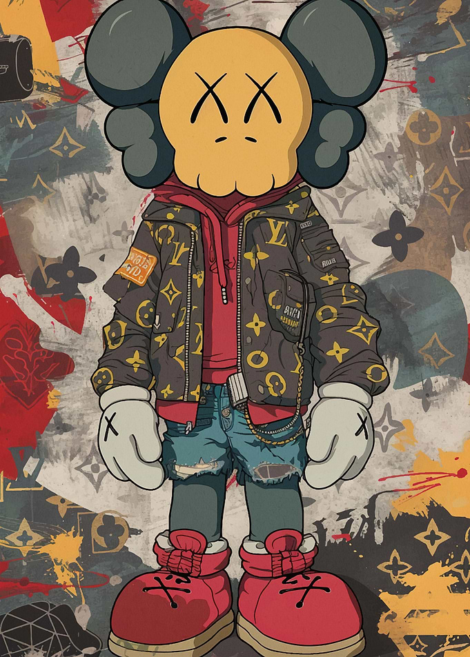 Kaws Hypebeast Cartoon