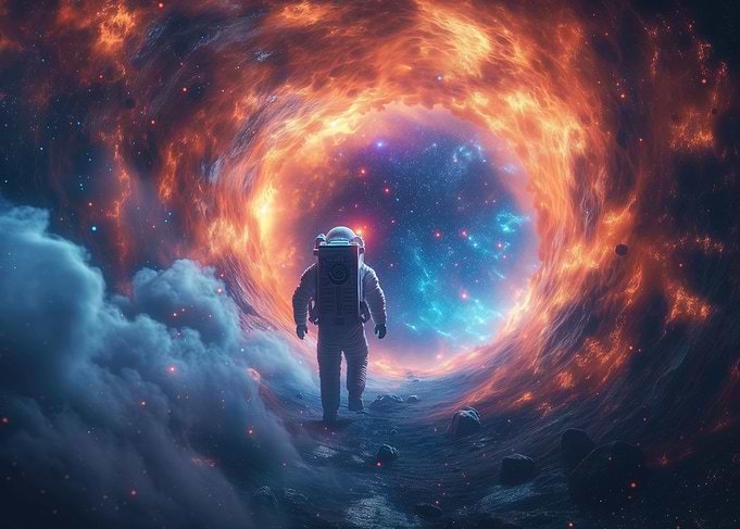 Astronaut in space