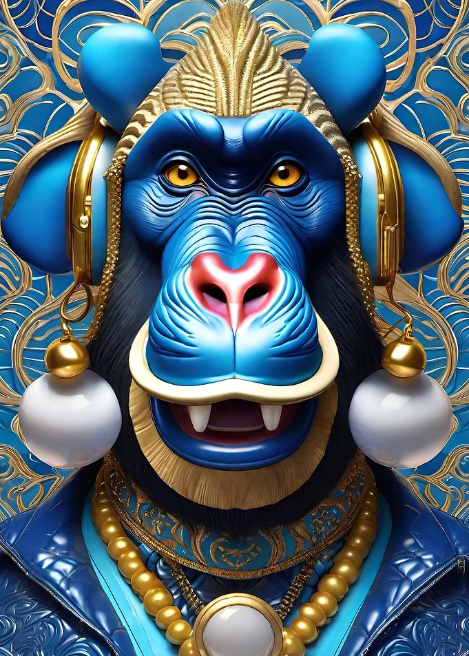 Mandrill Modern Pop Art 7