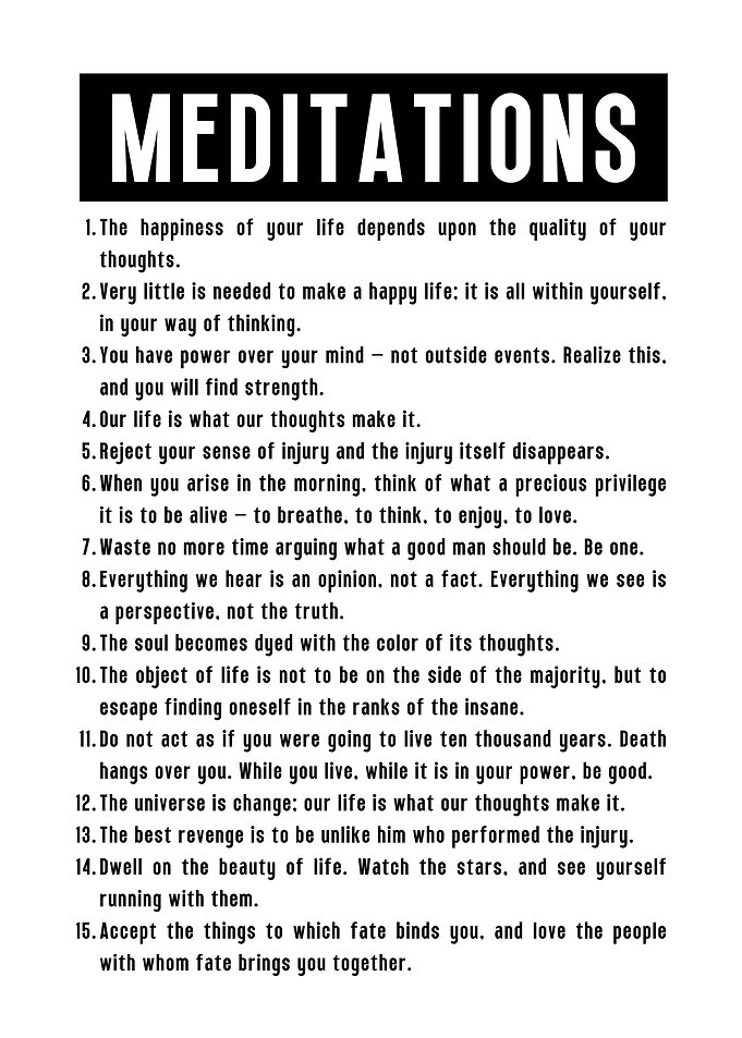 Meditations