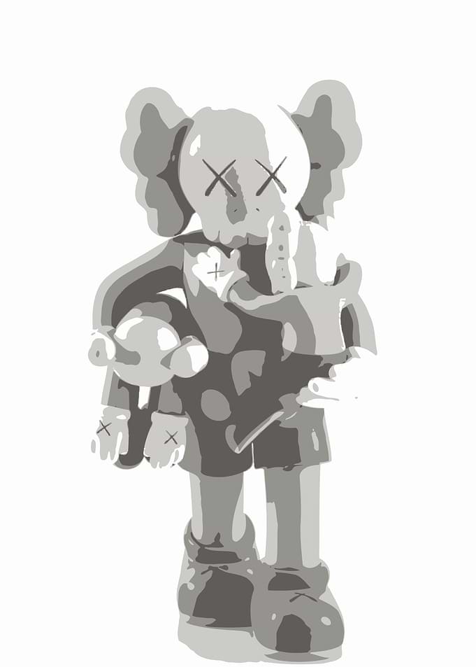 Kaws watercolor