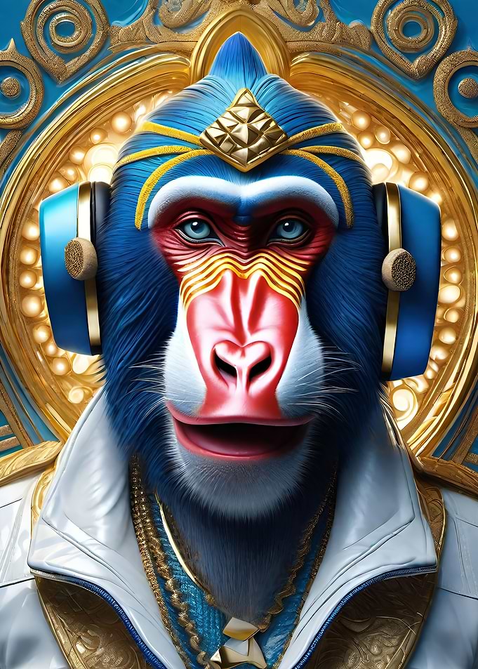 Mandrill Modern Pop Art 10