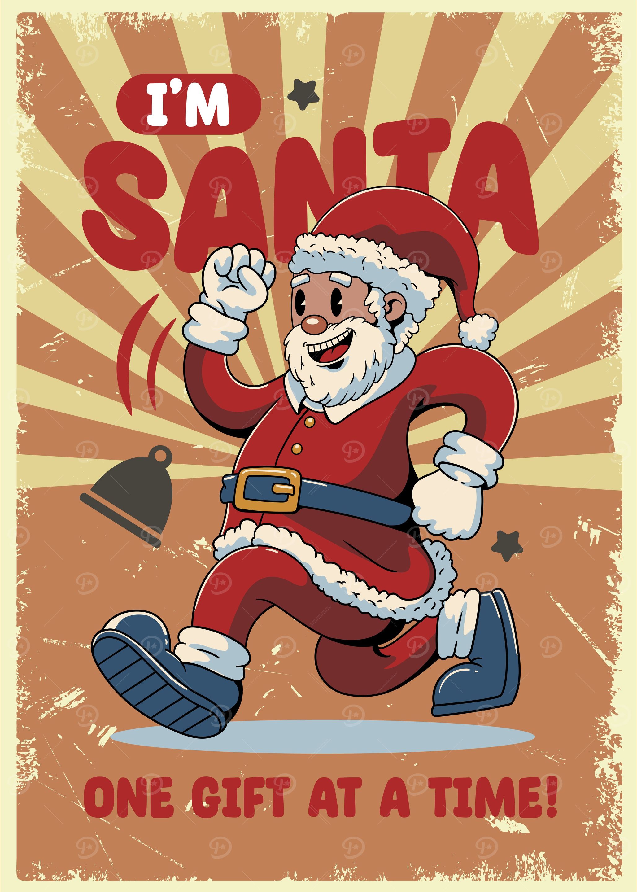 Joyful Santa Christmas