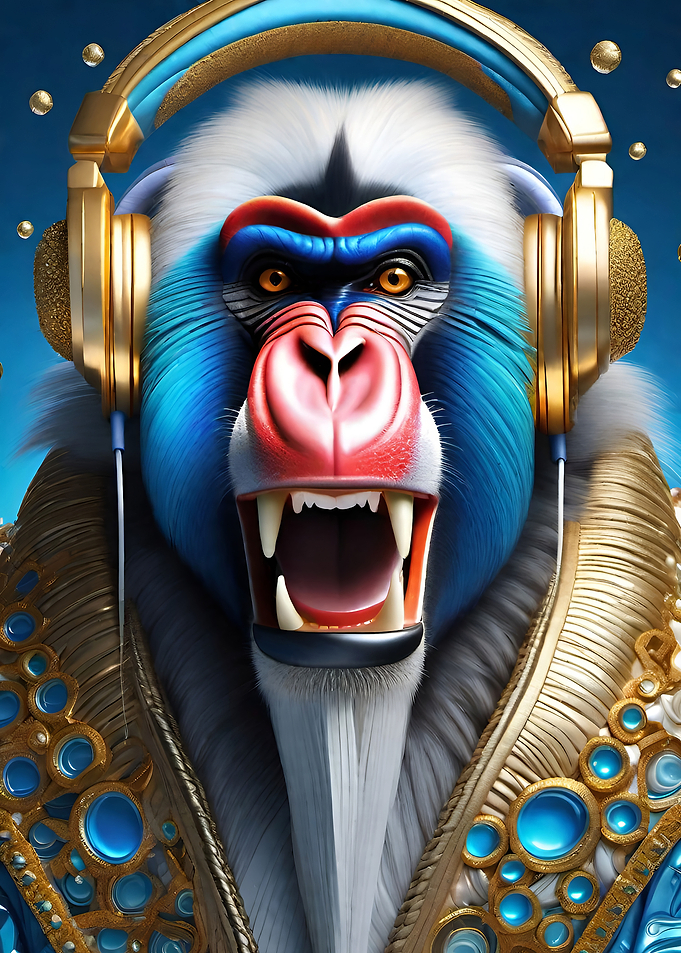 Mandrill Modern Pop Art 6