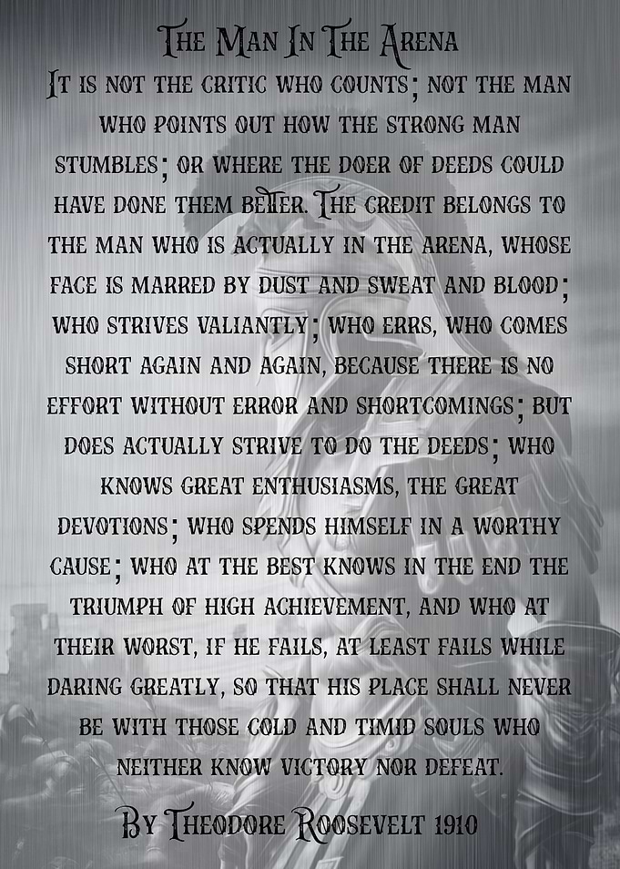 The Man in the Arena