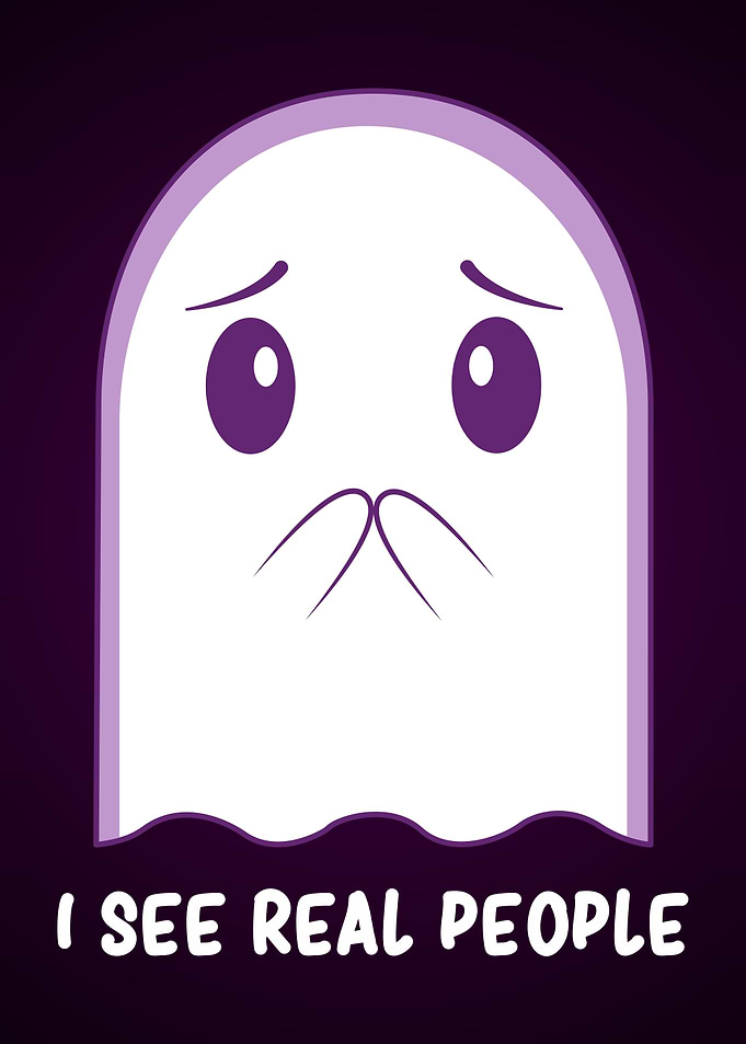 Spooky Cute Ghost Humor