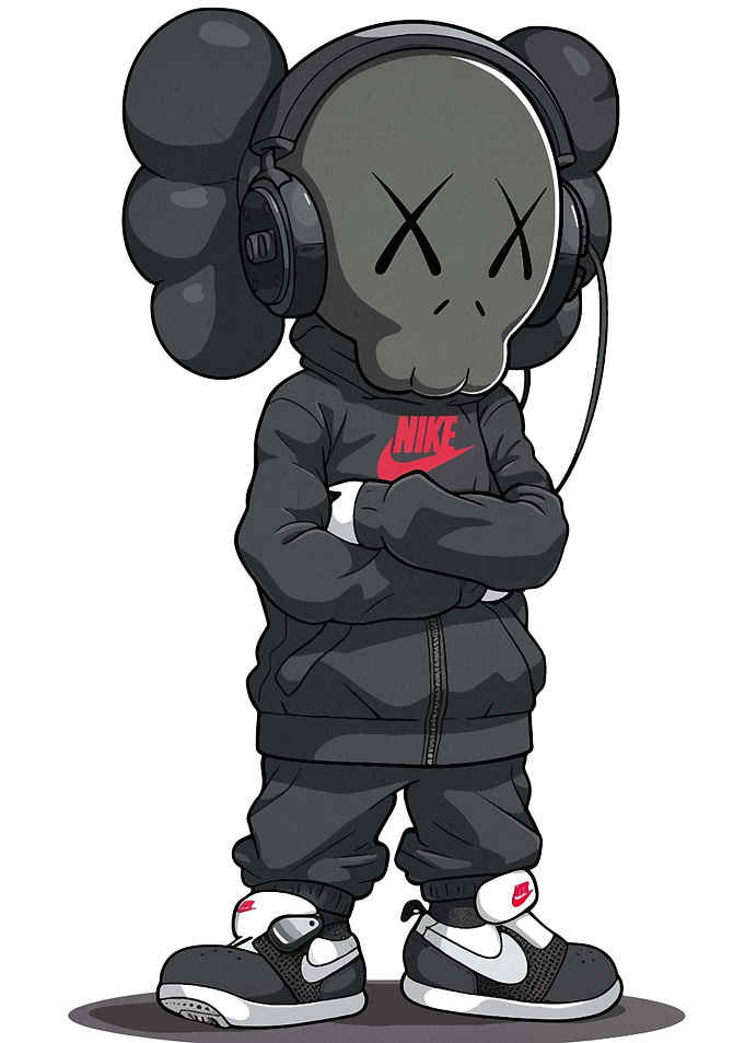 Hypebeast Kaws Cartoon