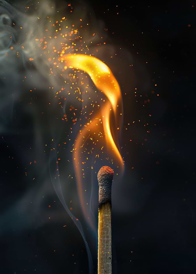 Match on Fire