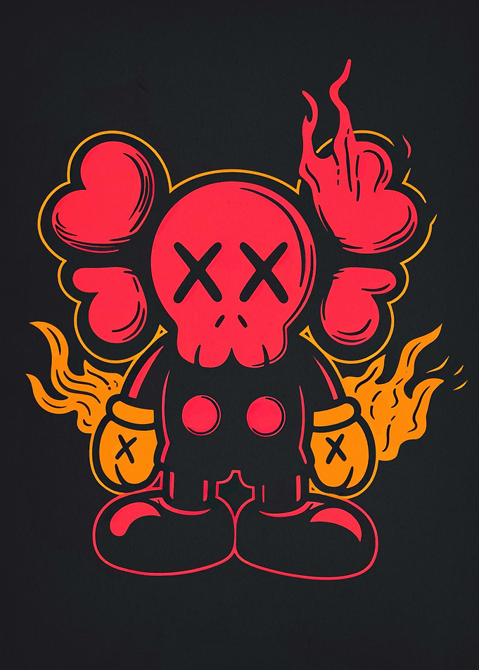 Hypebeast Kaws Cartoon