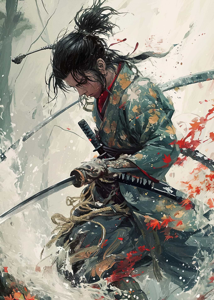 Samurai Japanese Geisha