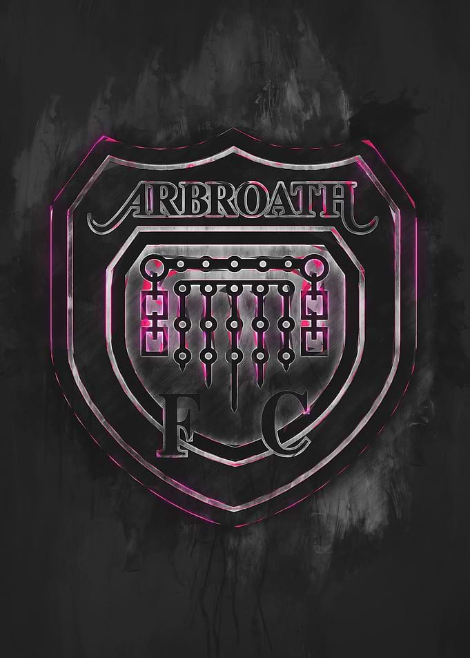 Arbroath Football Neon