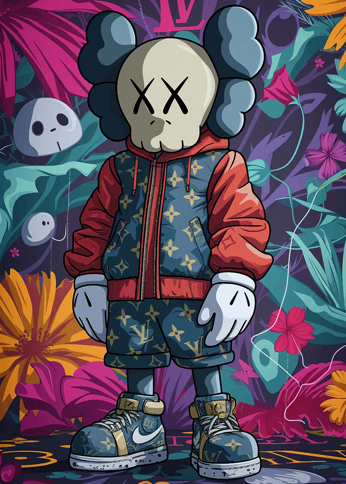 Hypebeast Kaws Cartoon