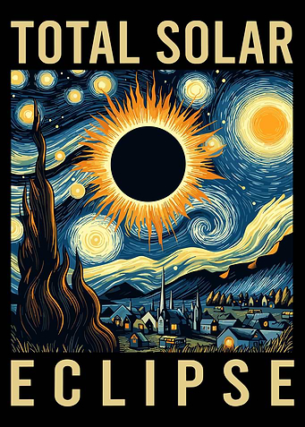 Total Eclipse van gogh