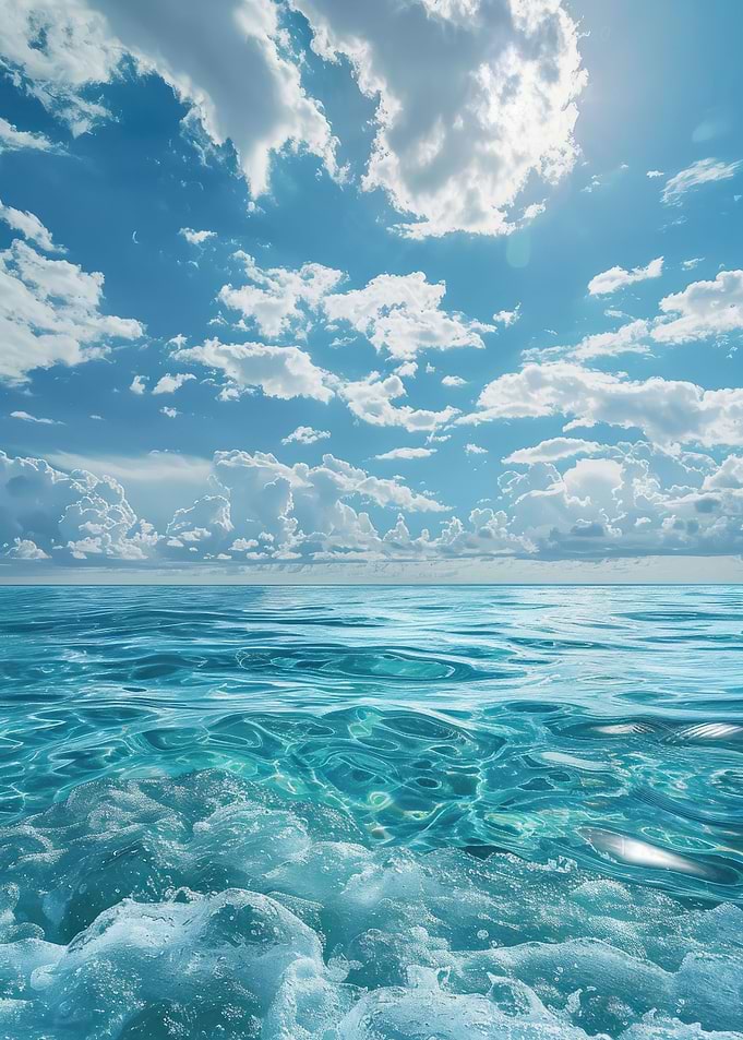 Cloudy Summer Ocean