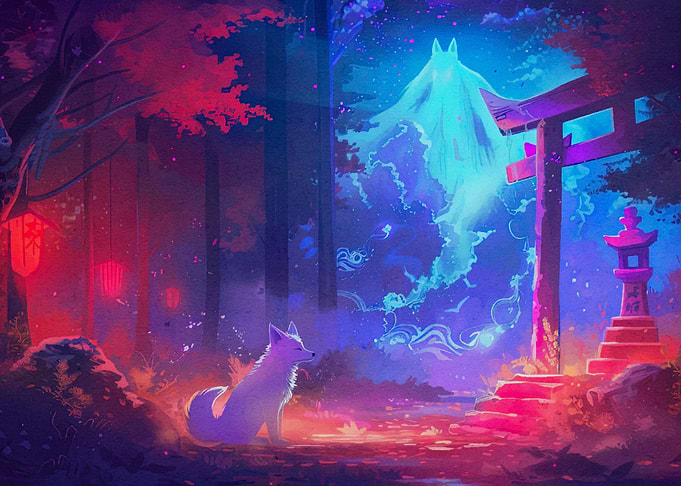 ghost wolf animal