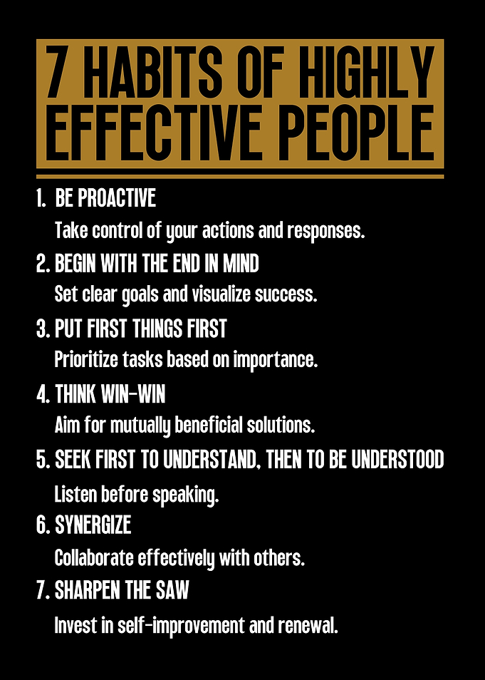 7 Habits Effective