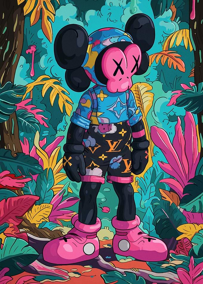Hypebeast Kaws Cartoon