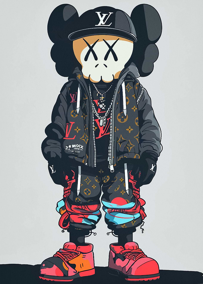 Hypebeast Kaws Cartoon