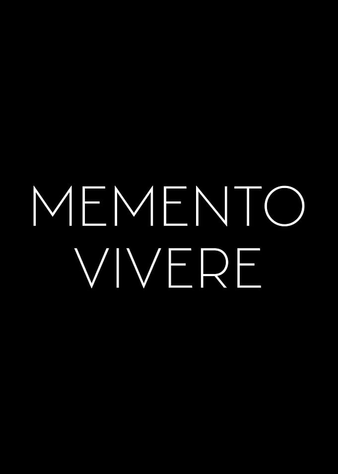 Memento Vivere Stoic Wise