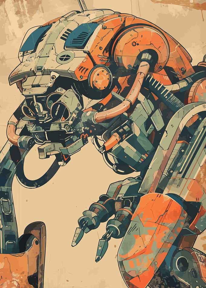 Retro Animal Robot