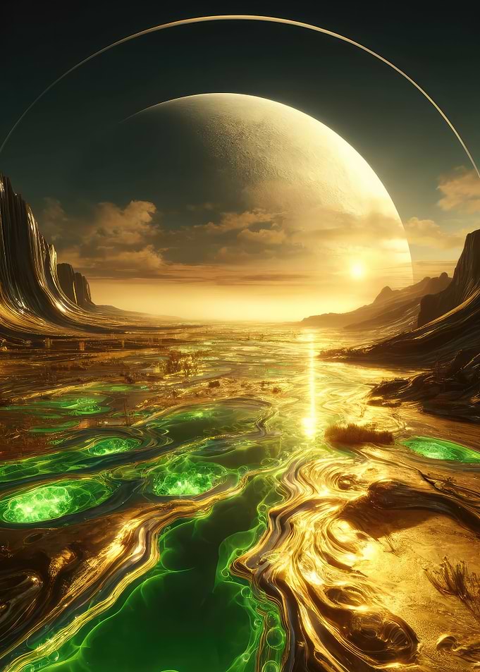 Alien Space Art Toxic