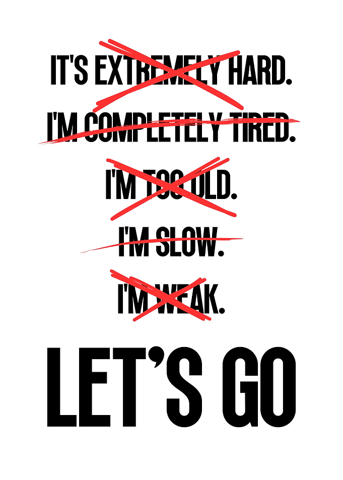 No Excuses Lets Go